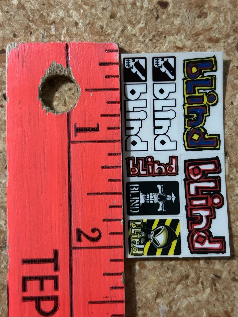 Blind Tech Deck 96mm "Headphones" Ronnie Creager Rare Fingerboard With Stickers - Picture 7 of 7